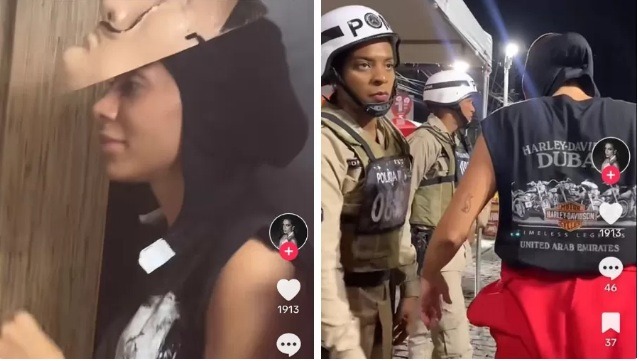 Anitta se disfarça para curtir Carnaval de rua e é revistada por policiais