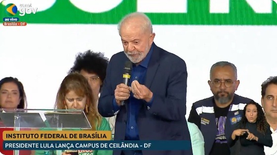VÍDEO: “Mulher não foi feita para apanhar”, diz Lula uma semana após sua ex nora acusar seu filho de agressão