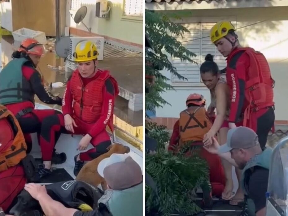 VÍDEO: Deputado bombeiro larga mandato em Brasília e ajuda a resgatar famílias no RS