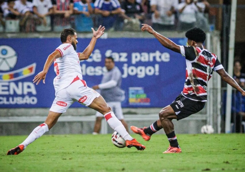 América leva gol no fim e é derrotado pelo Santa Cruz em jogo de ida das quartas da Série D