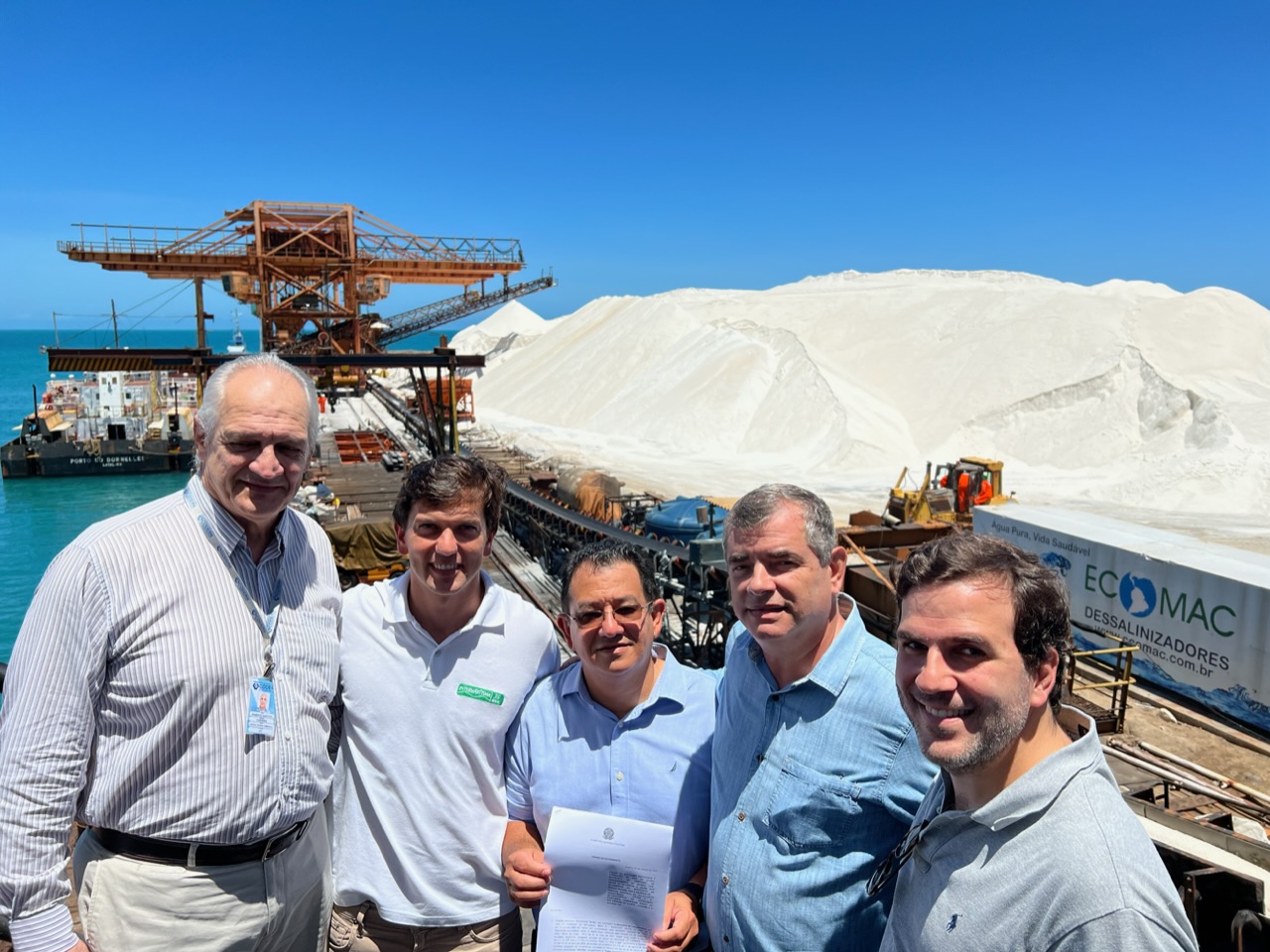 CODERN entrega Terminal Salineiro de Areia Branca à Intersal, que investirá R$ 160 milhões