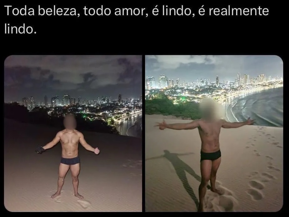 Homem que postou foto em cima do Morro do Careca é identificado e poderá pagar multa de até R$ 200...