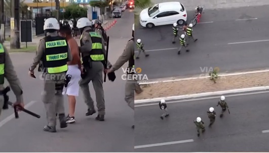 VÍDEO: Muita correria e torcedor preso fora do Frasqueirão durante o jogo ABC x Vila Nova-GO; veja imagens