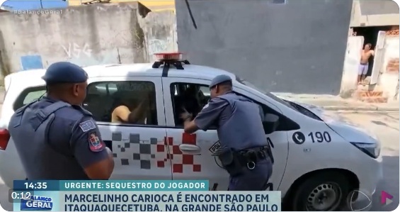 VÍDEO: Veja momento em que Marcelinho Carioca é libertado do cativeiro