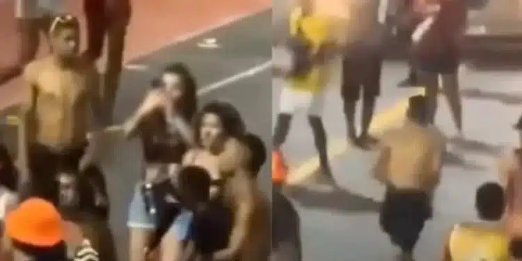 VÍDEO: Assaltante dá soco em mulher mesmo após roubar o celular dela no Carnaval; assista