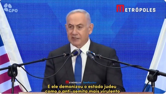 (VÍDEO) Primeiro ministro de Israel detona Lula: "deveria ter vergonha"; veja pronunciamento