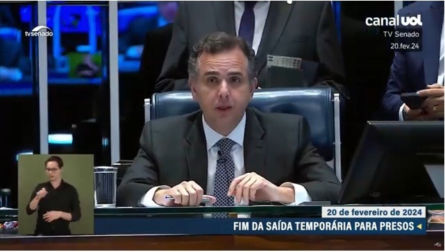 Senado proíbe 'saidinha' de preso, em derrota do governo; PL vai à Câmara