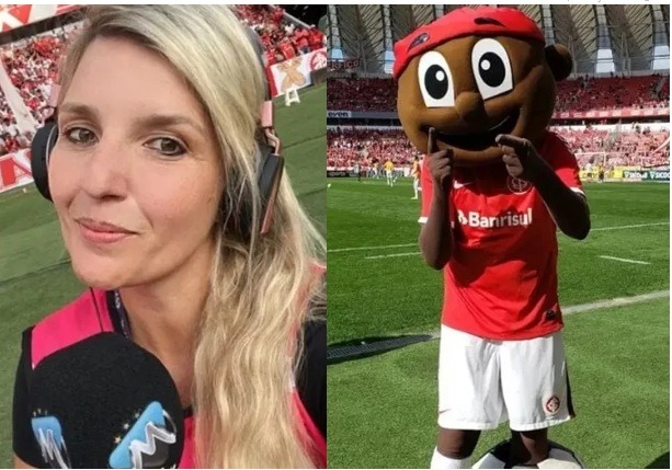 Repórter denuncia mascote do Internacional por assédio sexual: 'Situação bem constrangedora'
