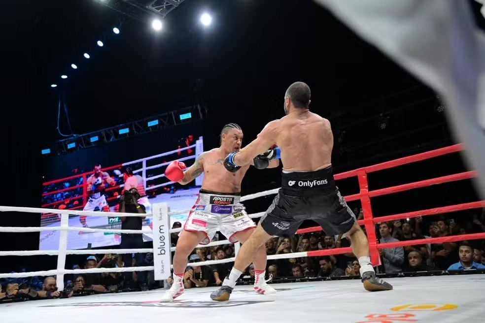 Ex-campeão do UFC, Vitor Belfort desafia Popó para subir no ringue após luta com Bambam