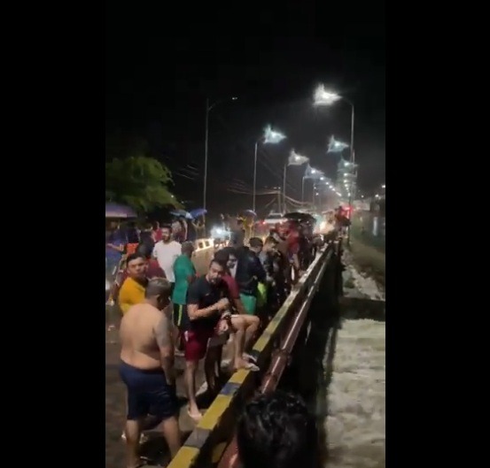 VÍDEO: População de Cerro Corá comemora transbordamento do Açude Eloy de Souza após 13 anos