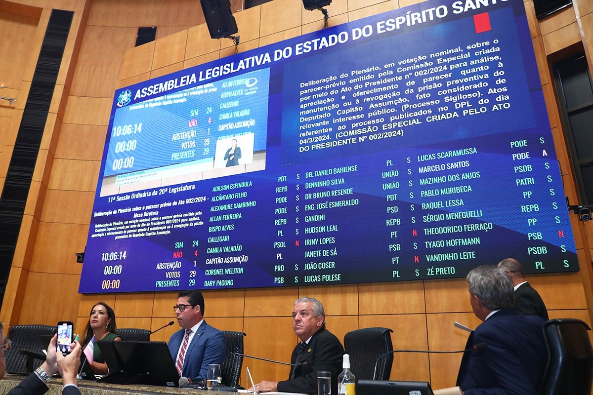 Deputados do ES decidem soltar Capitão Assumção, preso por descumprir medidas cautelares do STF