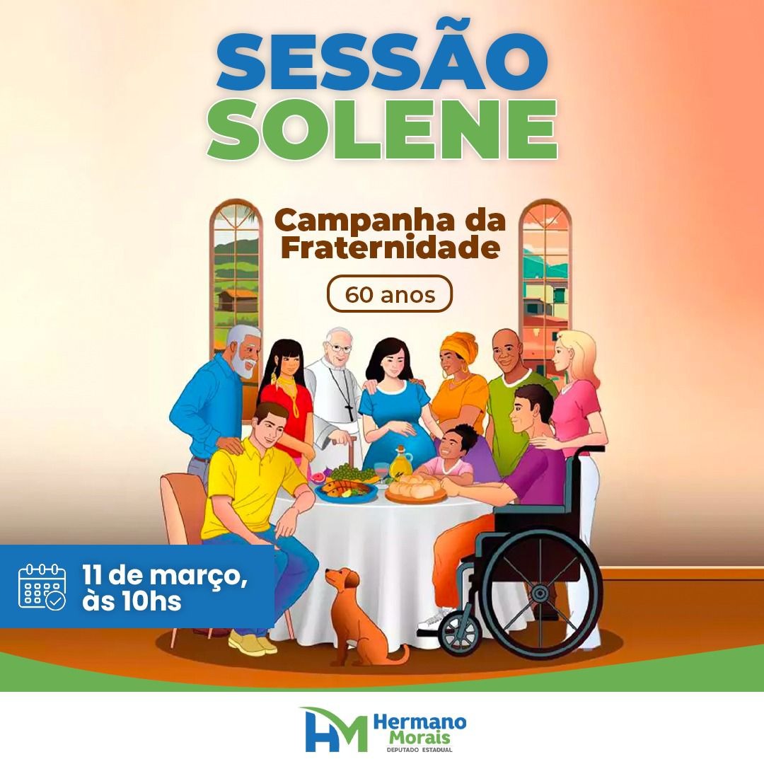 Sessão Solene comemora 60 anos da Campanha da Fraternidade