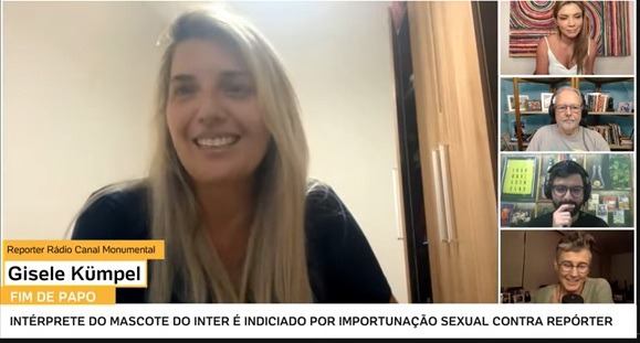 Repórter sente alívio ao ver mascote do Inter indiciado: 'Duvidaram de mim'