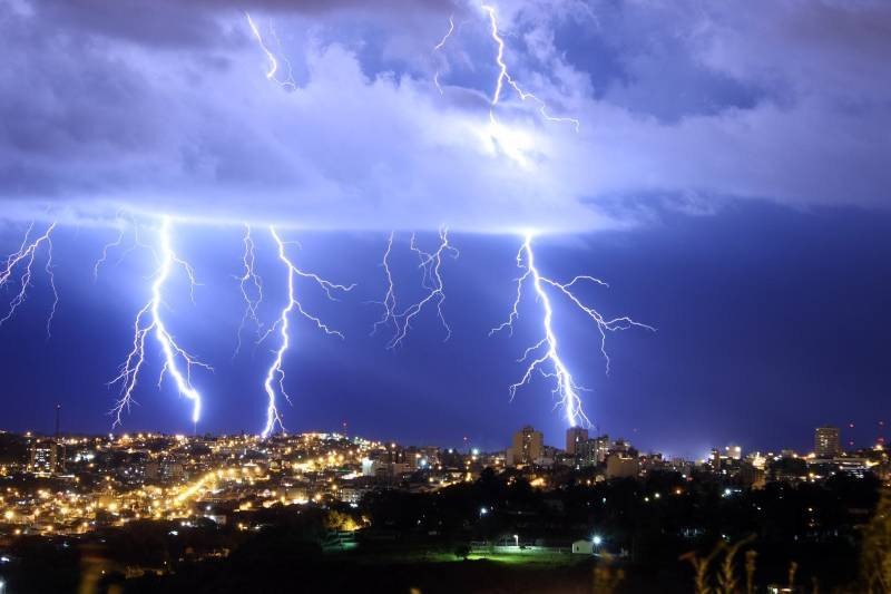 Quase 4 mil raios atingiram o Rio Grande do Norte nas últimas 72 horas