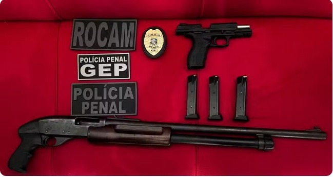 Força-Tarefa que faz buscas por fugitivos da Penitenciária Federal de Mossoró prende homem com armas