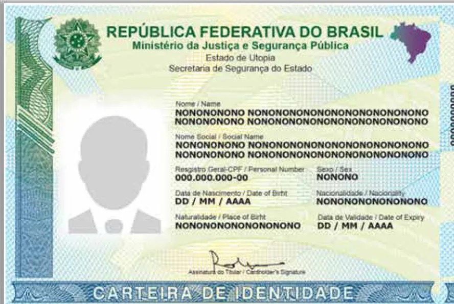 Cinco milhões de brasileiros já emitiram nova carteira de identidade