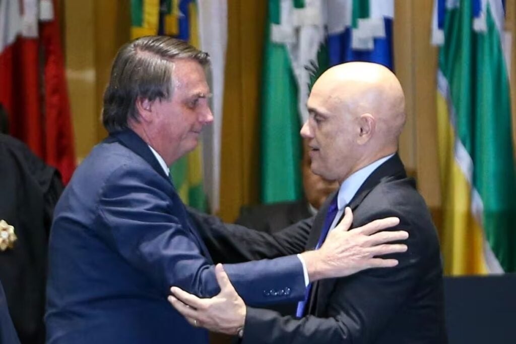 Bolsonaro e Moraes se encontraram na casa de Ciro Nogueira