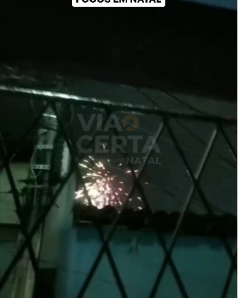 VÍDEO: Bandidos fazem foguetório em Natal e região para comemorar aniversário de facção criminosa