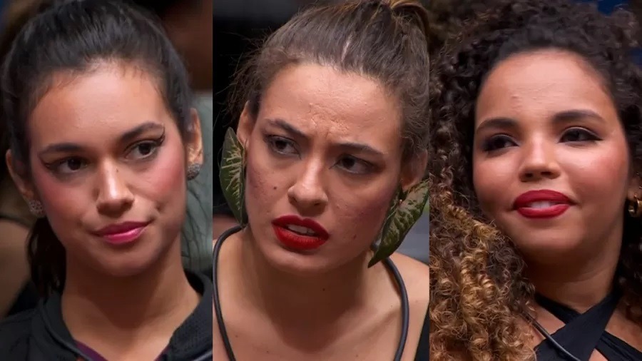 Alane, Beatriz e Giovanna Pitel estão no 16º Paredão do BBB 24