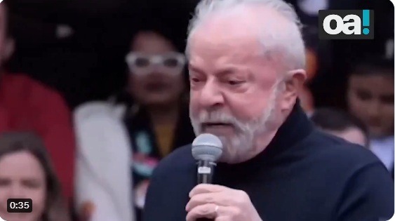 “Quer bater em mulher, vá bater noutro lugar, mas não dentro da sua casa ou no Brasil", disse Lula em...
