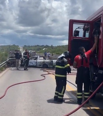 VÍDEO: Motorista tem mal súbito e colide com veículo na BR-304 