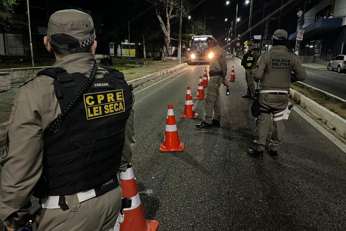 Motorista é preso pela terceira vez em Natal durante blitz da Lei Seca