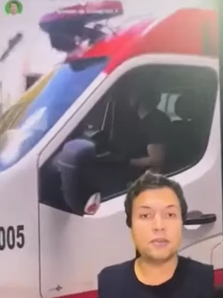 VÍDEO: Vereador dirige ambulância para protestar, enquanto Samu atendia caso grave; ASSISTA