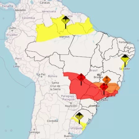 Além do RS, quais estados podem ter chuvas intensas nos próximos dias? Confira