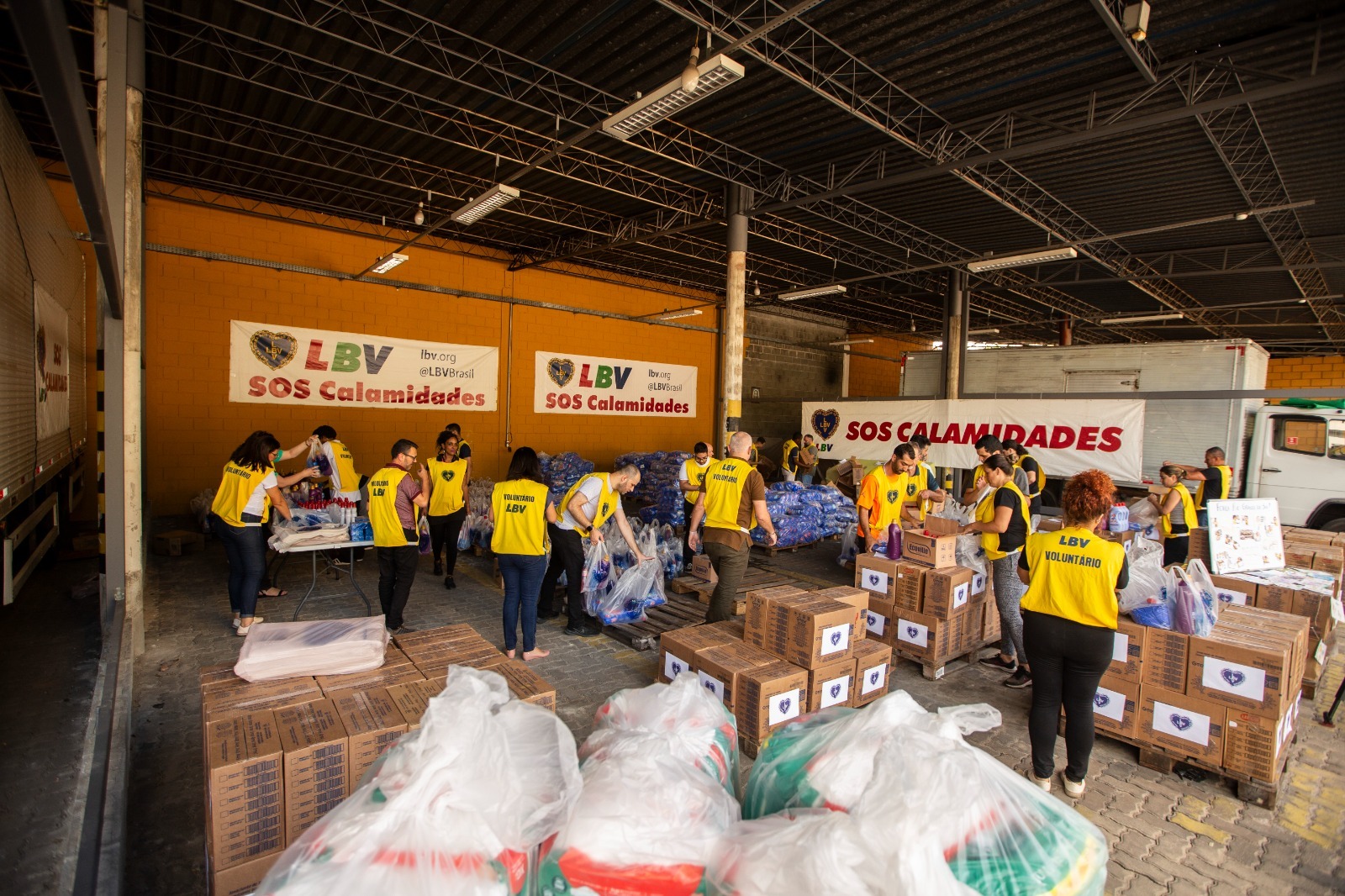 Em Natal, LBV abre posto de arrecadação em prol do RS