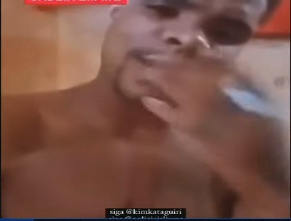 VÍDEO: Preso que matou PM na "saidinha" fuma maconha e ouve música dentro da prisão