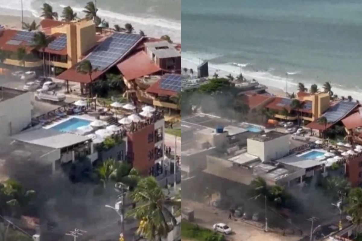 Hotel em Ponta Negra é evacuado após carros pegarem fogo em estacionamento