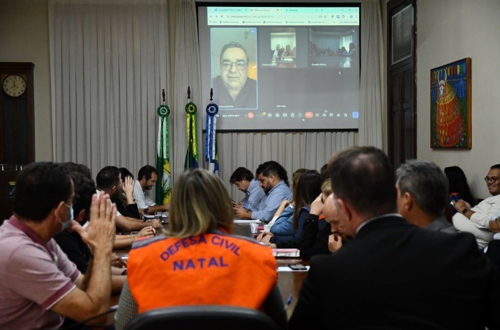 Gabinete de Crise da Prefeitura define providências sobre as chuvas ocorridas em Natal