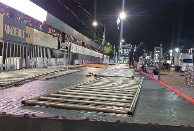 Lounges removidos do Mossoró Cidade Junina foram autorizados em contrato firmado pela Prefeitura