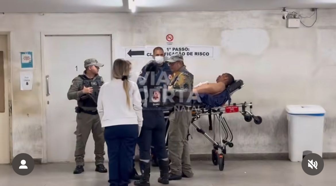 VÍDEO: Vítima reage a assalto e esfaqueia indivíduo na Via Costeira em Natal