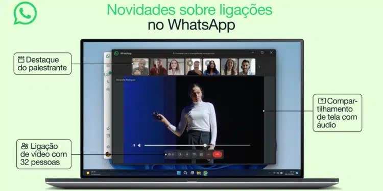 Nova atualização do WhatsApp libera videochamadas com até 32 pessoas