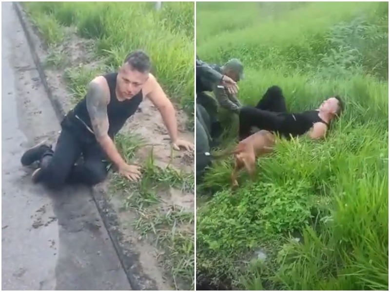 VÍDEO: Bêbado, policial penal do RN é preso após bater em carros e atirar contra inocentes em Pernambuco