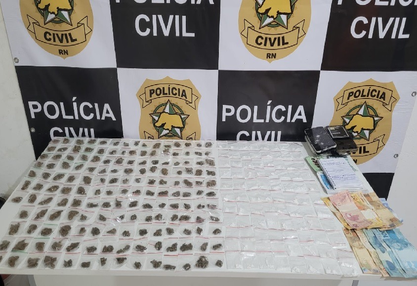 Polícia Civil prende traficante de drogas e fecha mais uma "boca de fumo" em Pipa