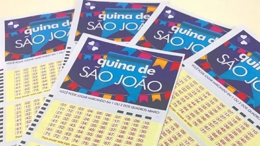 Três apostas acertam Quina de São João e ganham R$ 76,6 milhões
