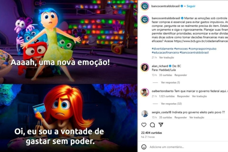 Oposição ironiza Lula com meme do BC: ‘vontade de gastar sem poder’