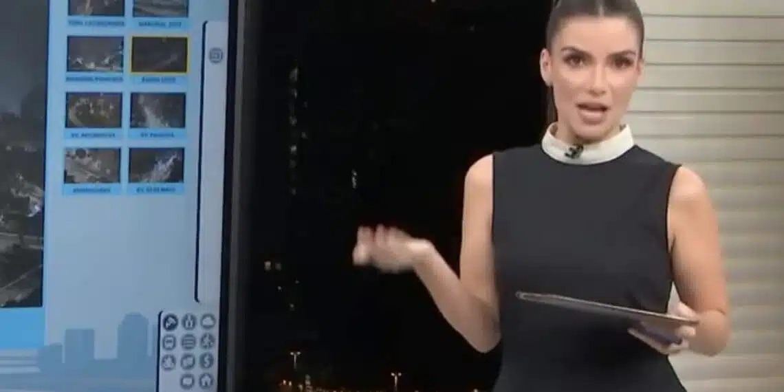 Jornalista da Globo dá bronca em marido ao vivo