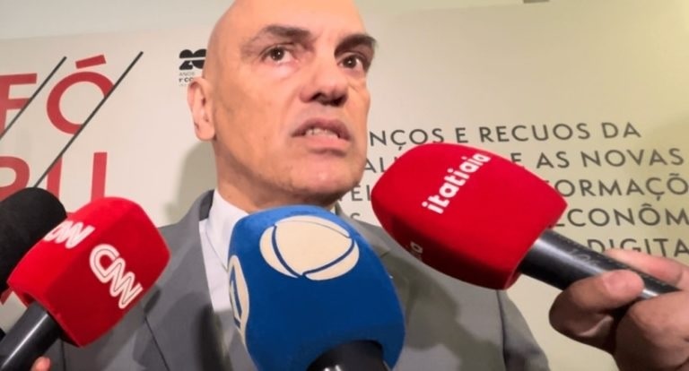 Moraes se nega a comentar fala de Lula sobre STF “se meter em tudo”