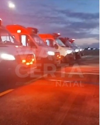 VÍDEO: Ambulâncias são solicitadas no aeroporto de São Gonçalo do Amarante após problema com aeronave em voo