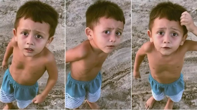 'Que foi, mulher?': menino que ganhou fama com vídeo consegue cirurgia