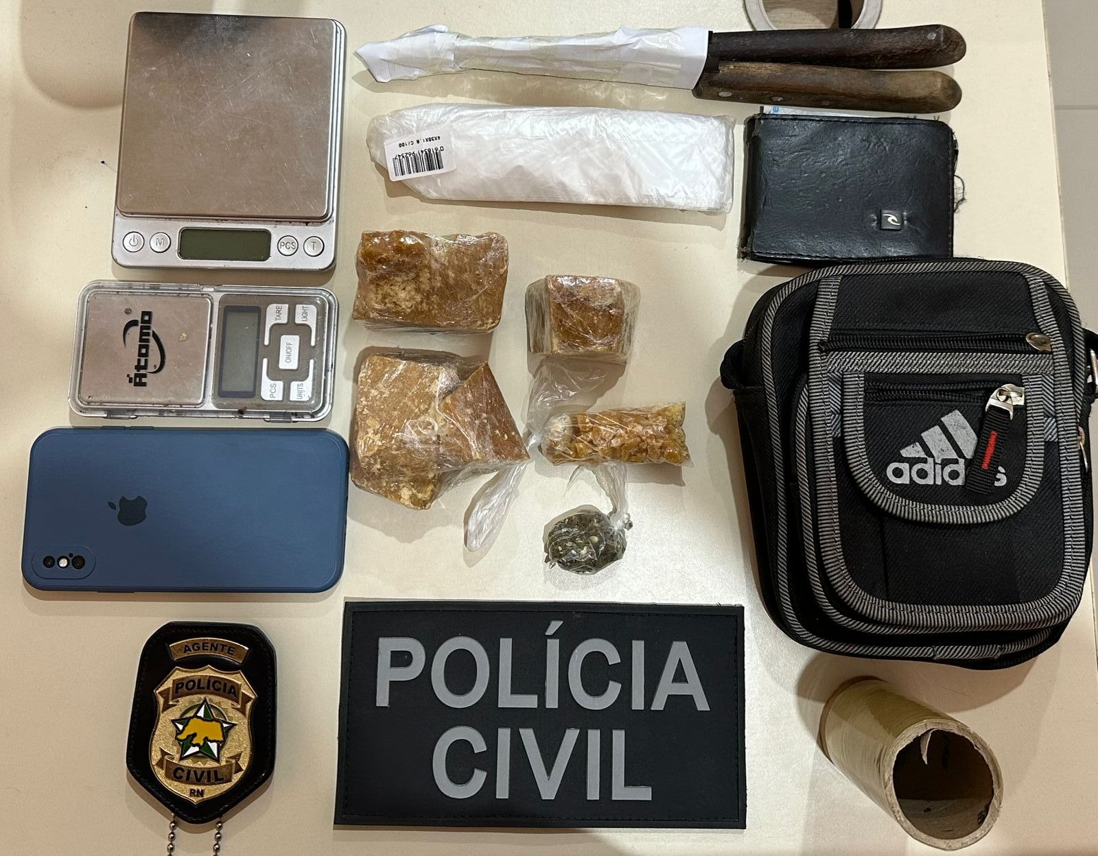Polícia apreende meio quilo de crack após ser recebida a tiros durante operação no RN