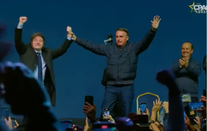 Bolsonaro é perseguido pela Justiça, afirma Milei