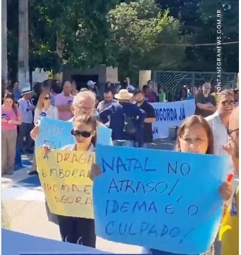 VÍDEO: Trade turístico realiza protesto pela engorda em frente ao Idema  