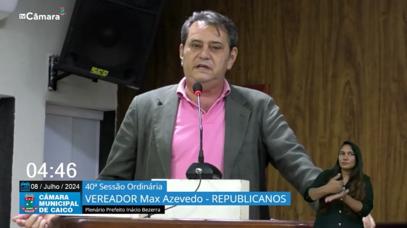 Vereador pede afastamento do Prefeito de Caicó e denuncia suposta formação de quadrilha na gestão Dr. Tadeu
