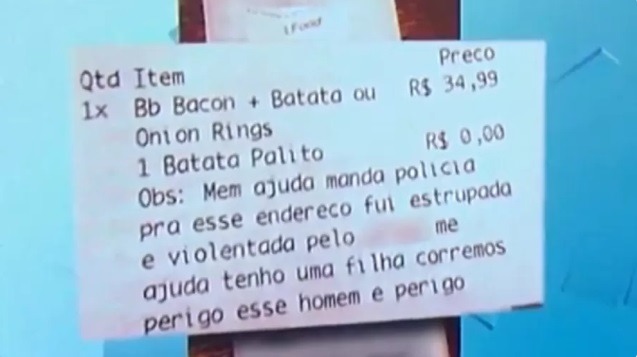 Mulher pede ajuda por delivery e homem é preso por estupro