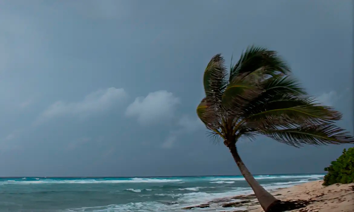Rio Grande do Norte recebe alerta de vendaval para este final de semana
