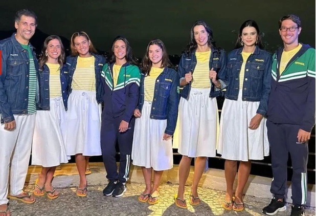 Roupas de atletas feitas com artes de bordadeiras do RN para as Olimpíadas viram chacota na web